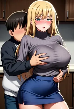 天真的混血大洋马老婆沦为熊孩子的玩物!